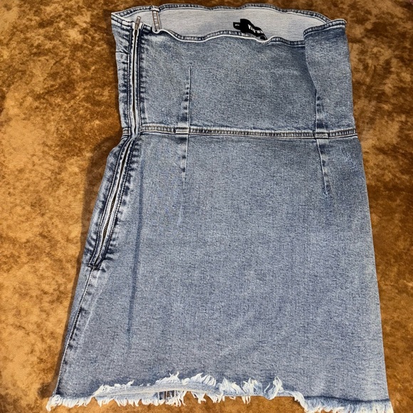 SER.O.YA Leighton Denim Mini Dress - Picture 5 of 8